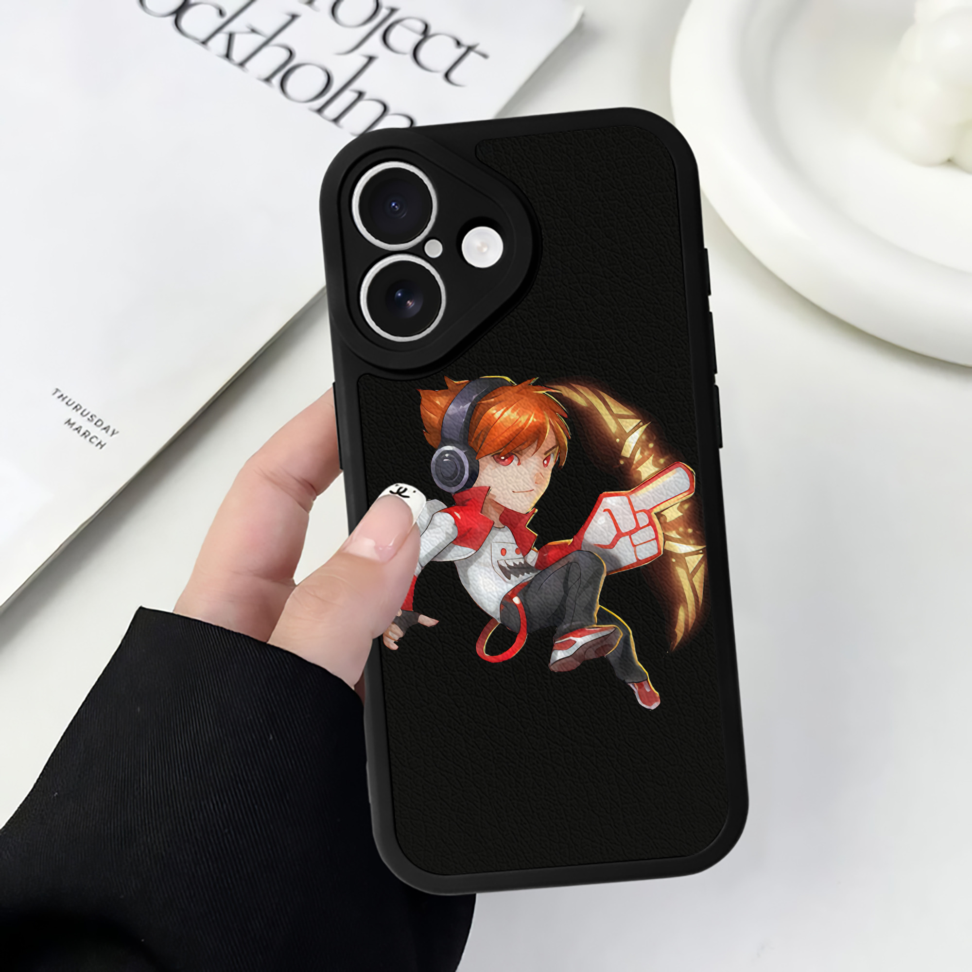 リーグ・オブ・レジェンド League of Legends LOL 【iPhone 16シリーズ対応】シリコンスマホケース（レザー調） 材質：シリコン